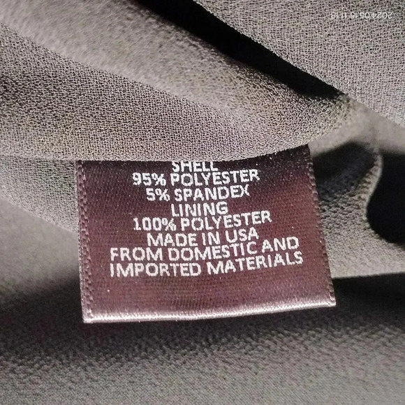 Charles Henry Size Small Black Bid Neckline Lined Short Sleeves Minimalist Dress - Picture 6 of 9